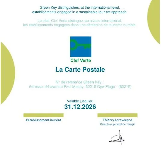 La Carte Postale Bed & Breakfast Oye-Plage